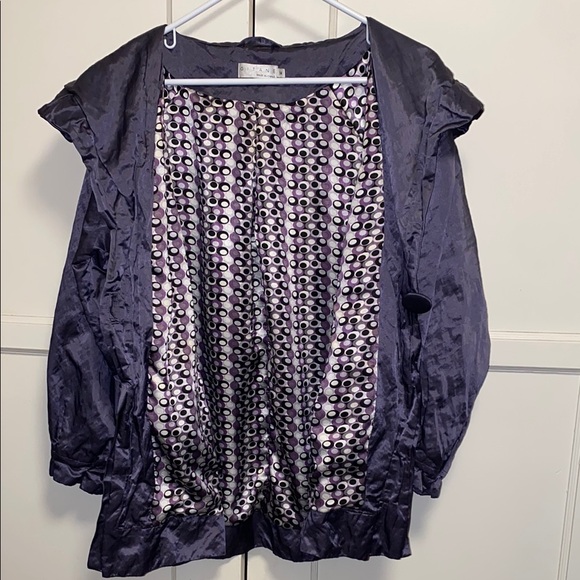 Gitane Size 14 Elegant Purple Women's Jacket - Picture 8 of 16